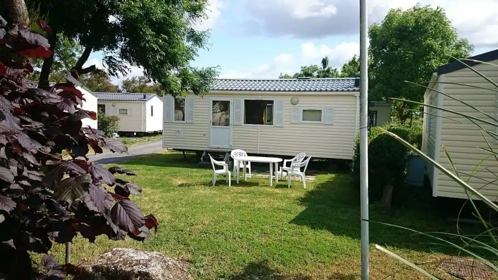 Mobil-homes en camping familial en Vendée