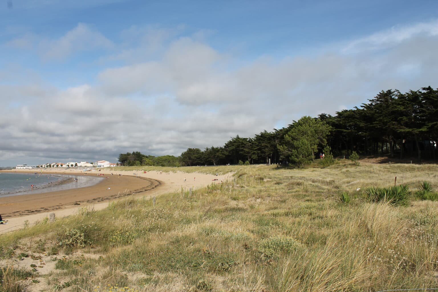 La Barre-de-Monts - plage et vue de la ville