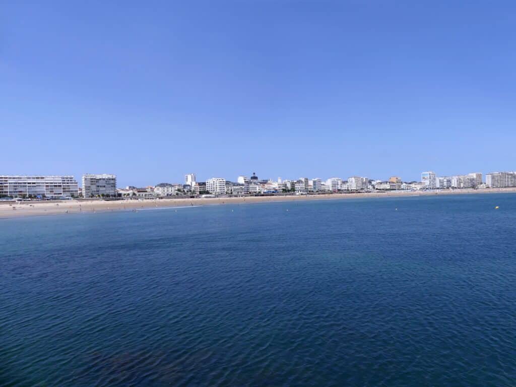 Les Sables-d'Olonne, front de mer en Vendée