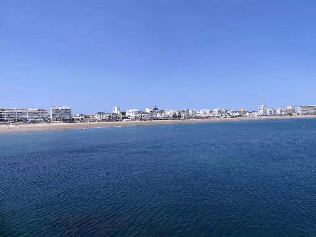 Les Sables-d'Olonne, front de mer en Vendée