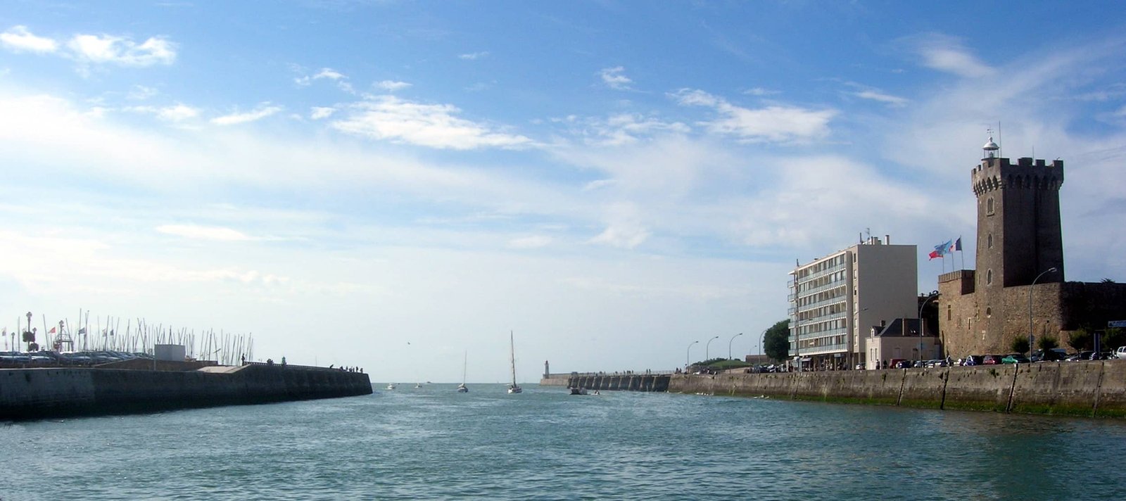 Port des Sables-d'Olonne vue panoramique