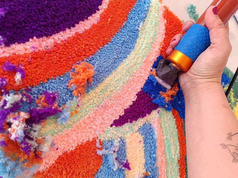 Initiation au tufting avec July aux Sables-d’Olonne