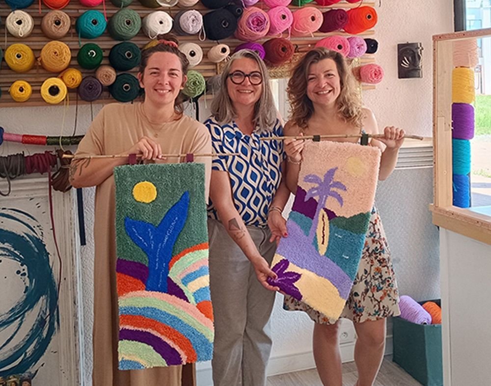 Tufting de tapis avec July