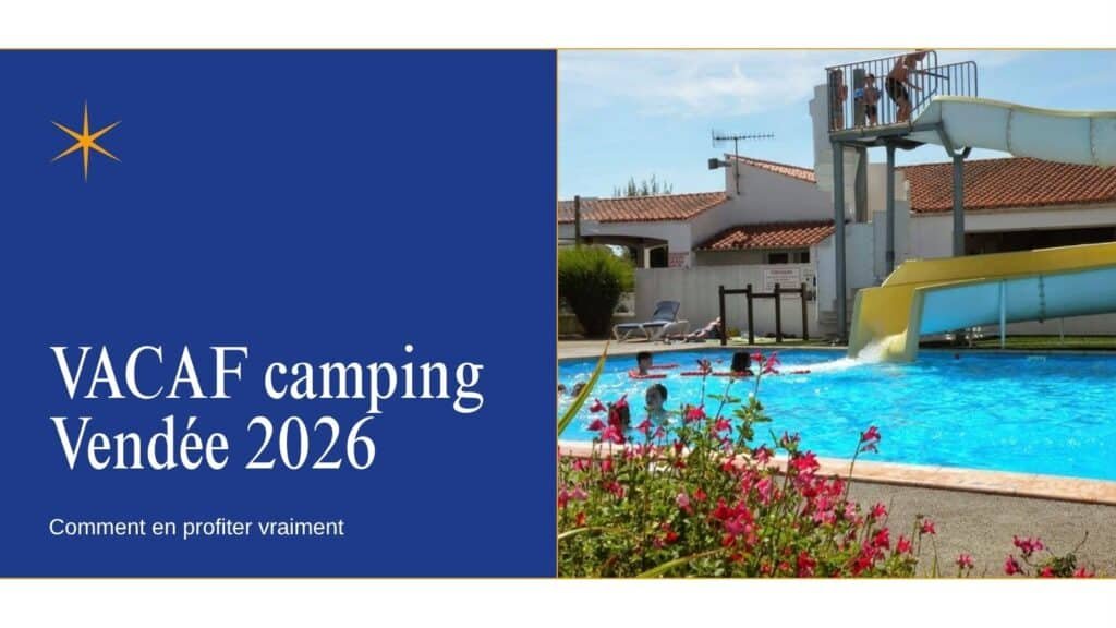 Couverture de l'article VACAF camping Vendée 2026 : la piscine du Camping Paradis Les Jonquilles à La Tranche-sur-Mer